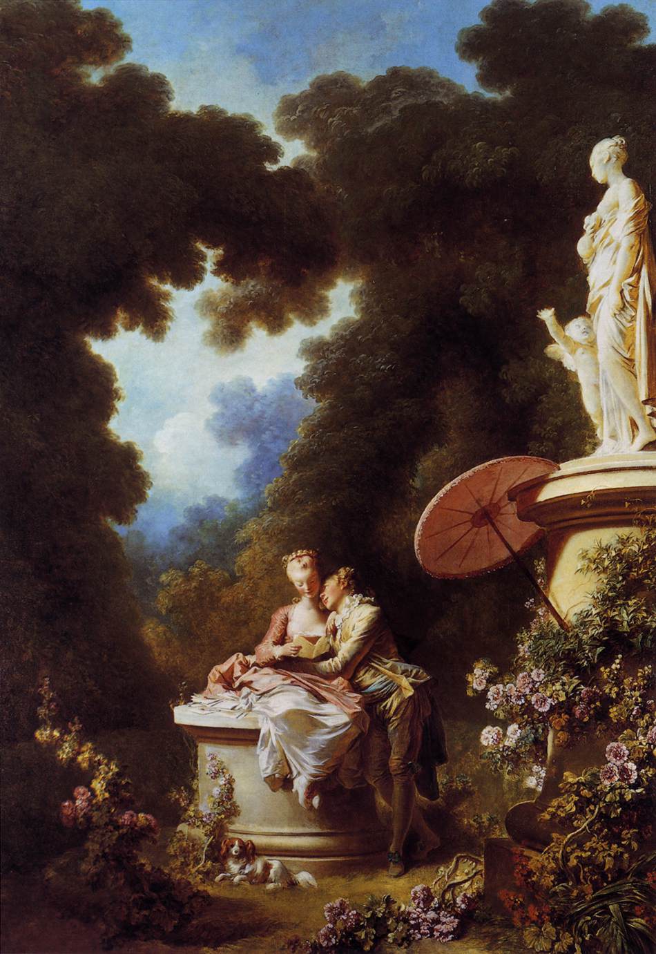 Le progrès de l'amour: la confession de l'amour