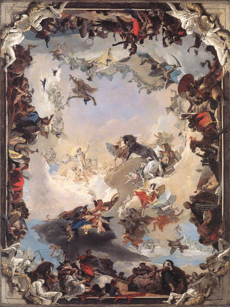 Alegoria dos Planetas e dos Continentes