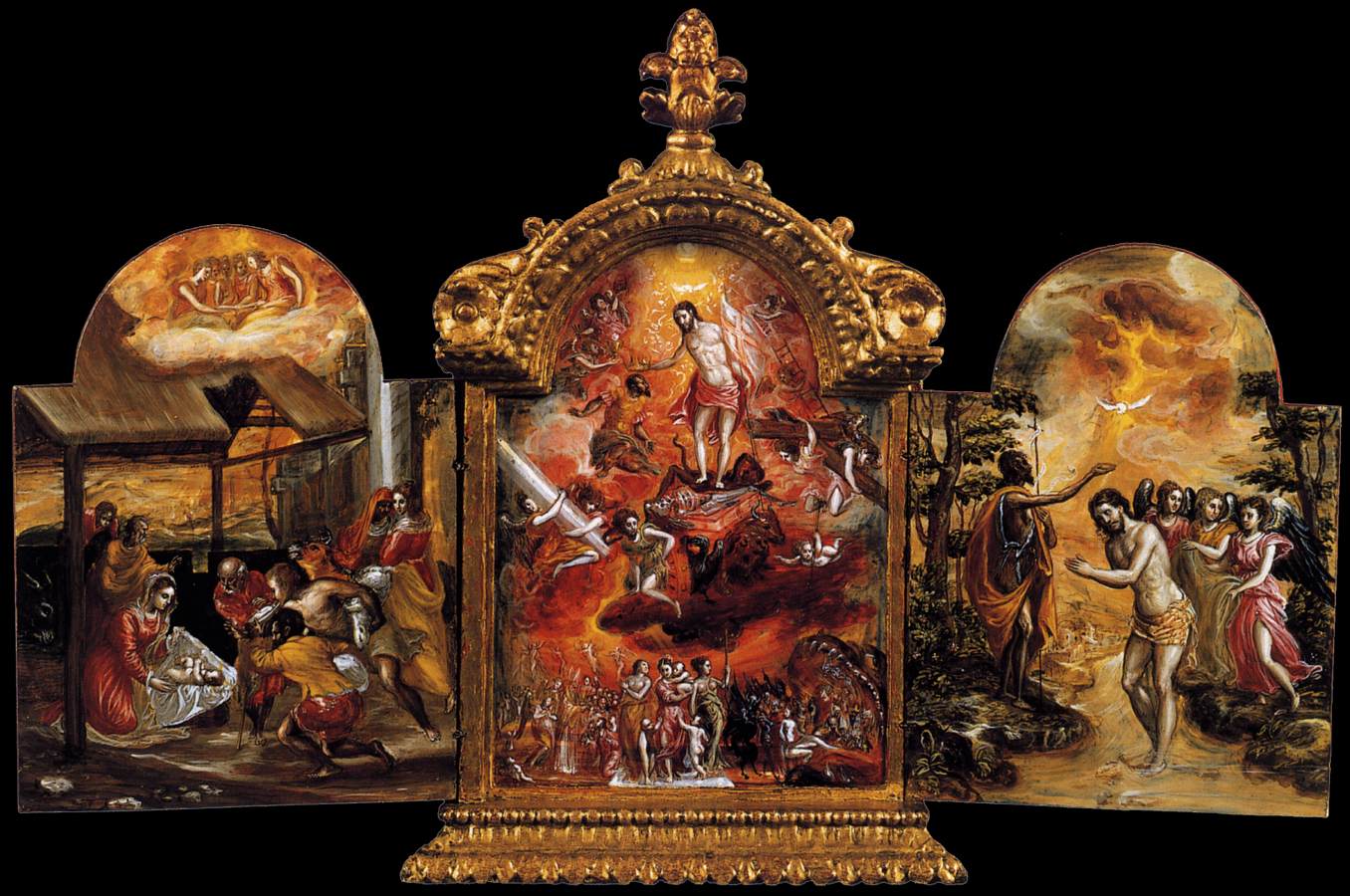 Triptych Modena (सामने के पैनल)