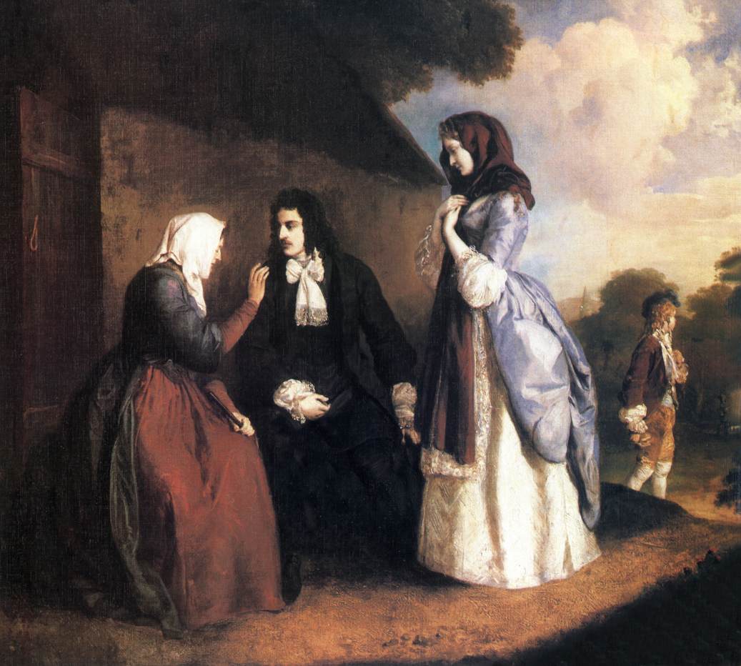 ルシア・アシュトンとレイヴンズウッドはブラインド・アリスを訪問します