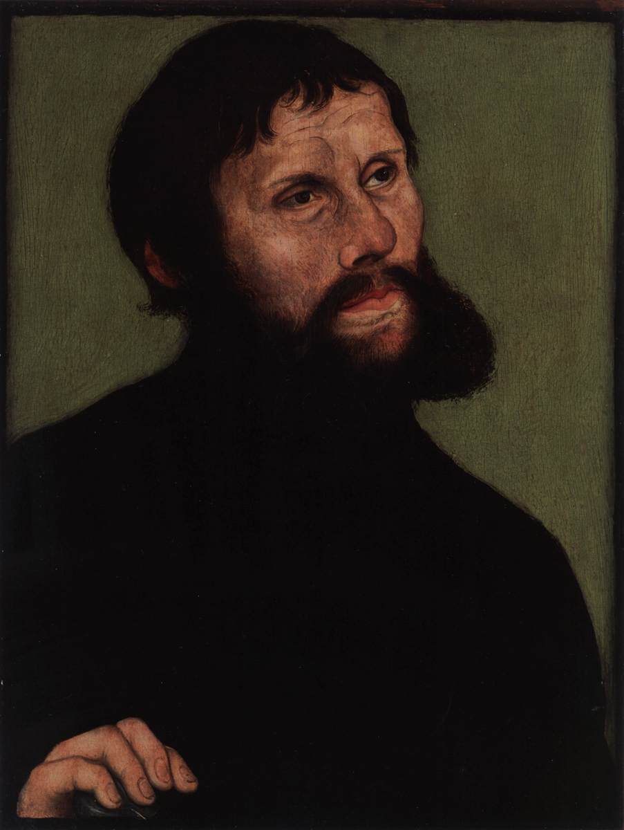 Porträtt av Martin Luther som Junker Jörg