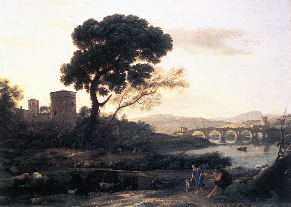 Paisagem com Pastores A Ponte Molle