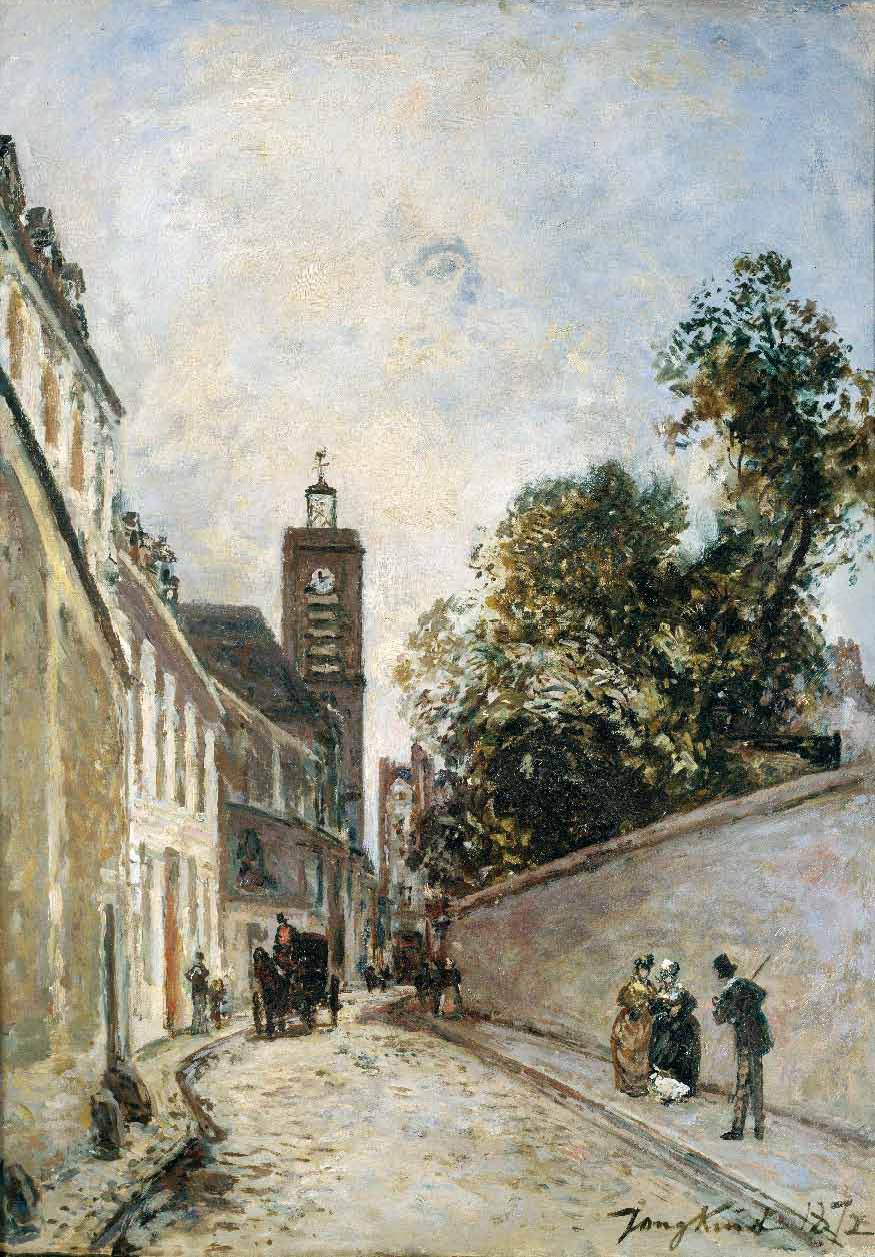 Rue de l'abé-de-l'Épée et l'église Saint-Jacques-du-Haut-Pas à Paris