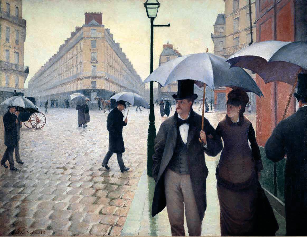 Paris Street, regnfull dag