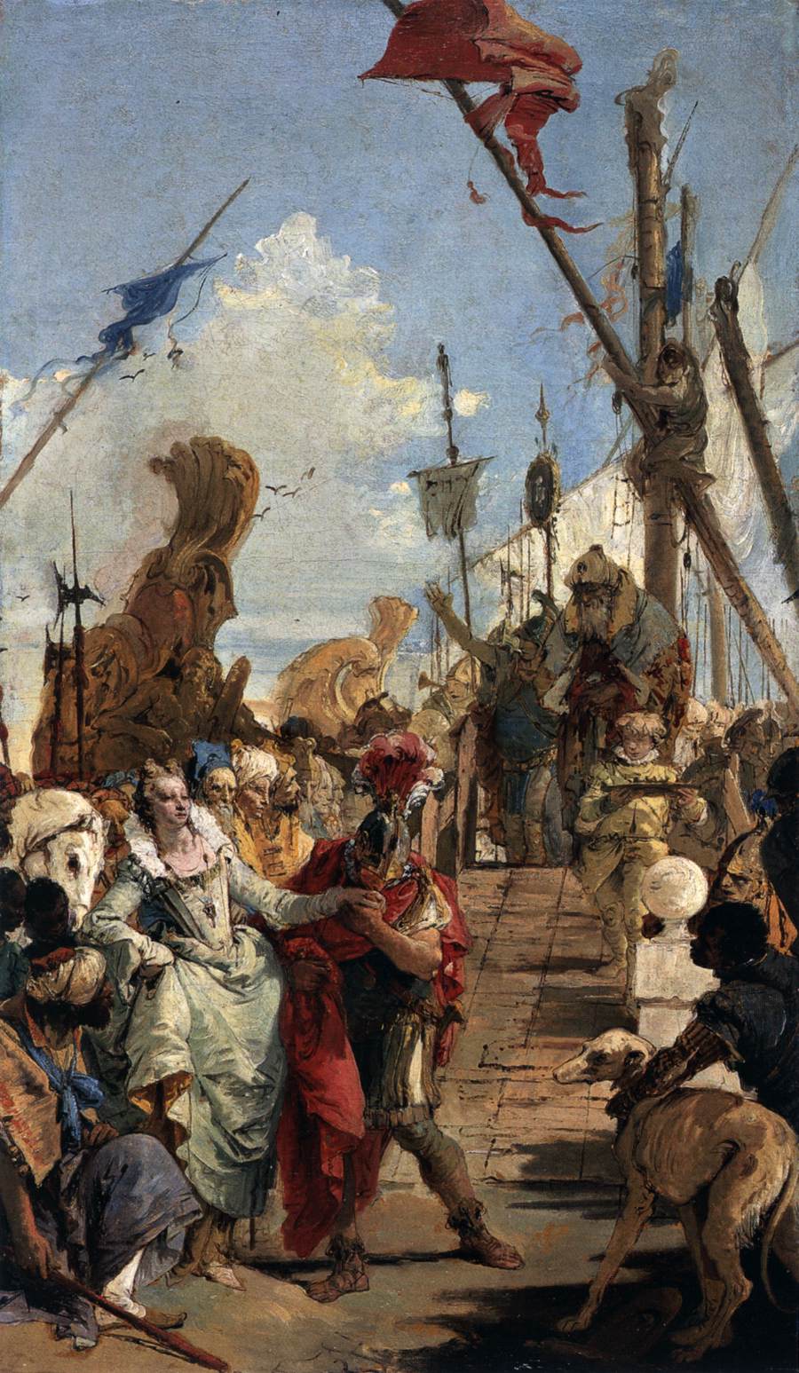 安东尼奥和克娄巴特拉的会议