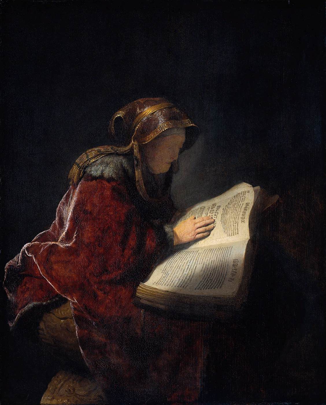 The Prophetess Anna (Known As 'Rembrandt's Mother')