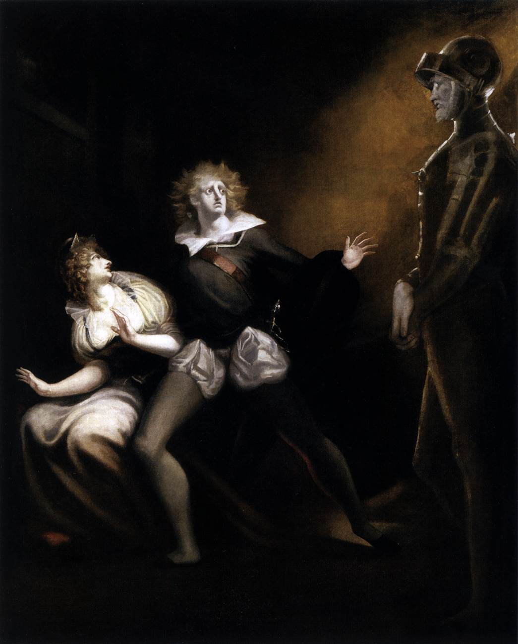 Gertrude, Hamlet et Hamlet's Ghost