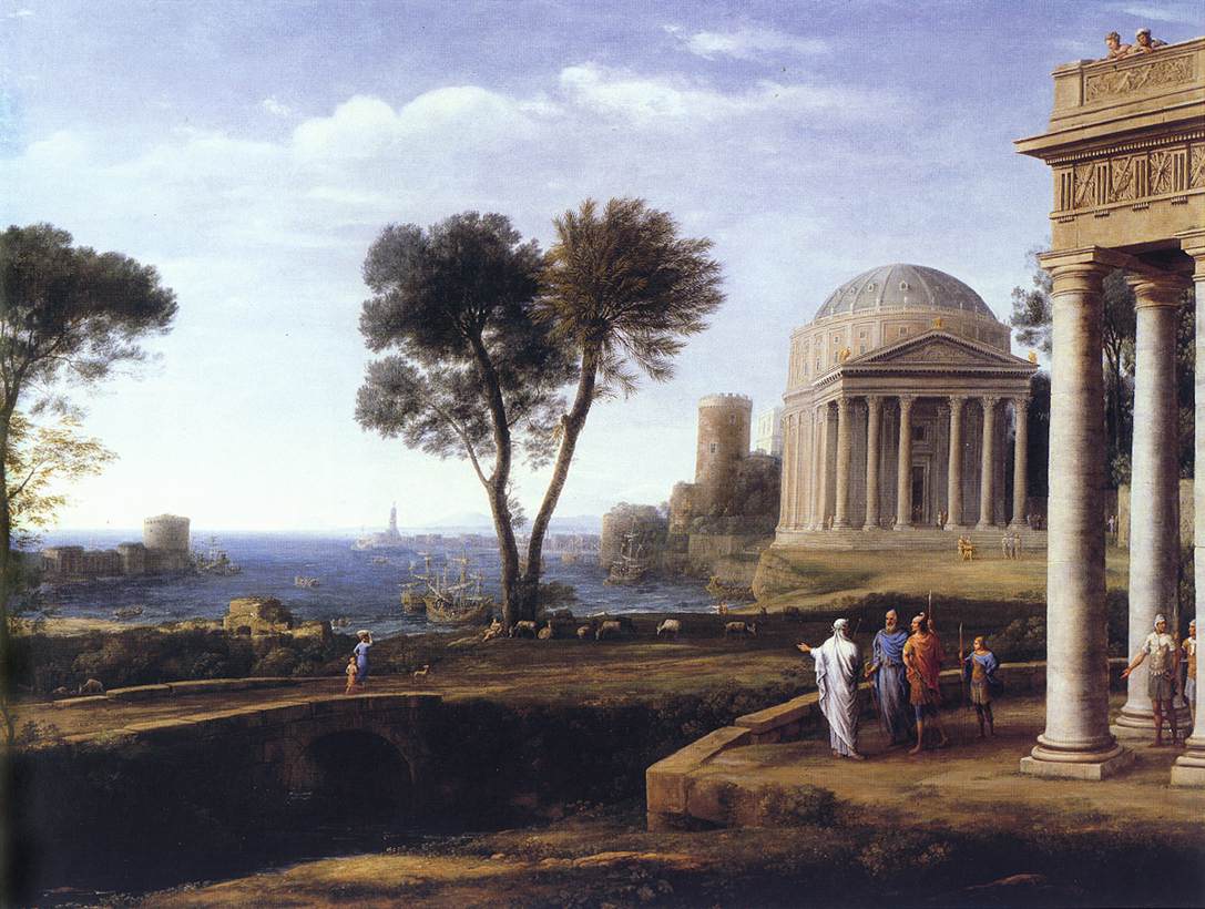 Paysage avec Énée à Delos