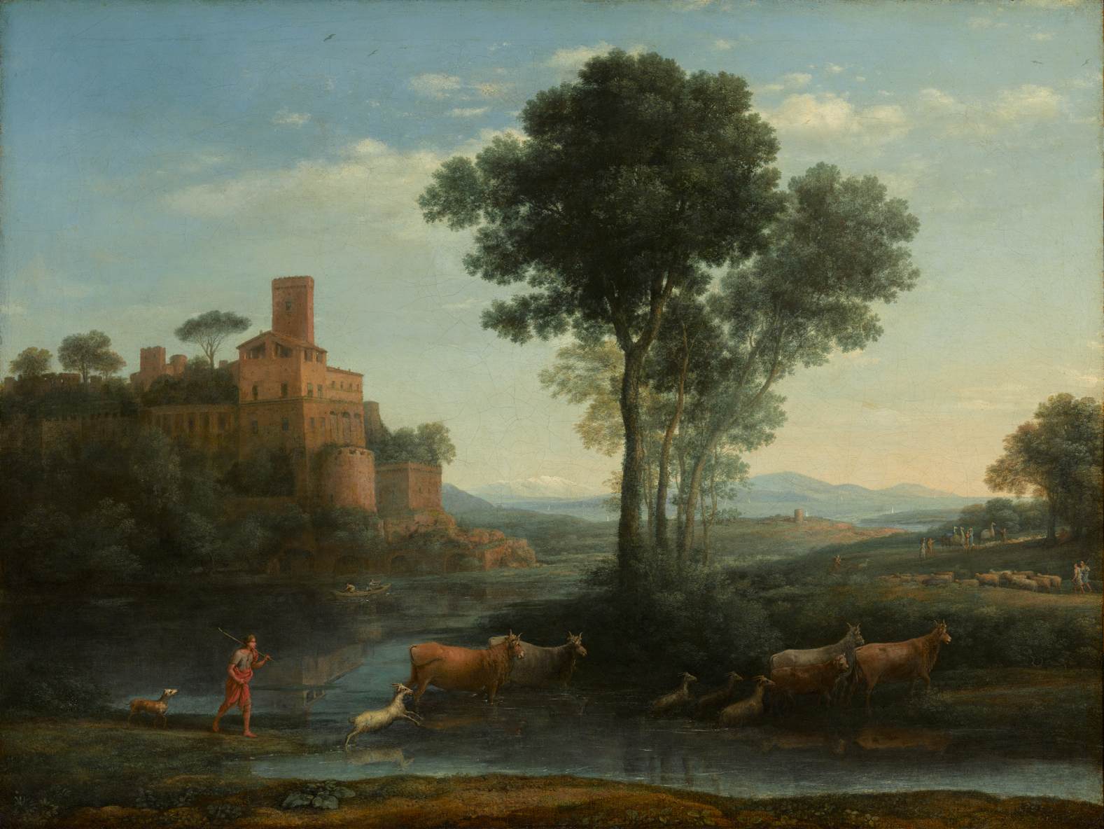 Paysage avec le voyage de Jacobo