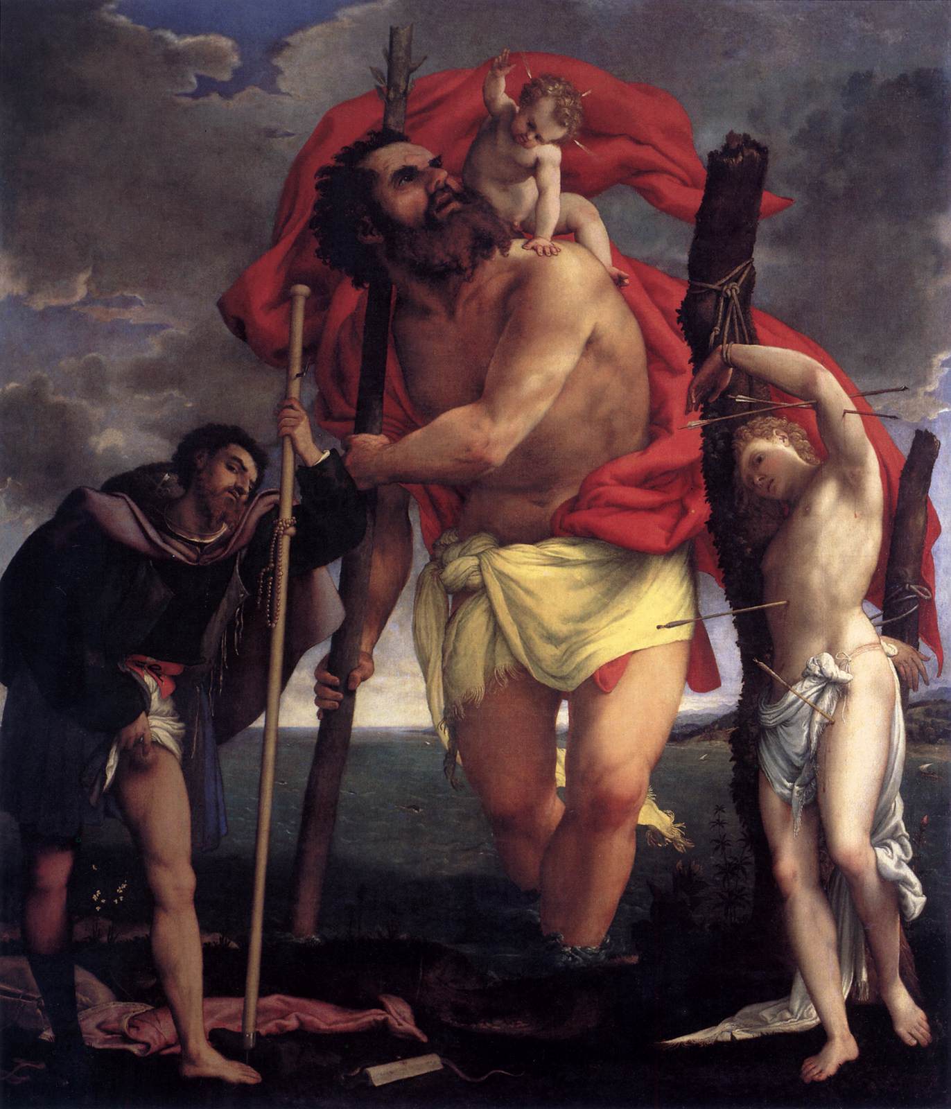 San Cristóbal, Roque und Sebastián