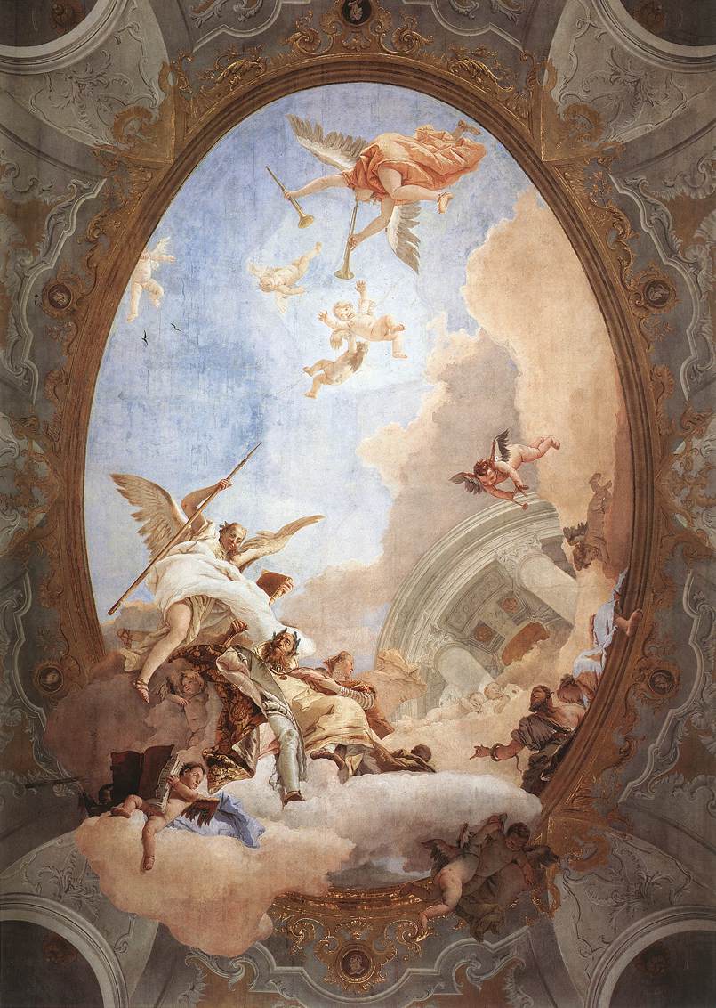 Alegoria do Mérito Acompanhado de Nobreza e Virtude
