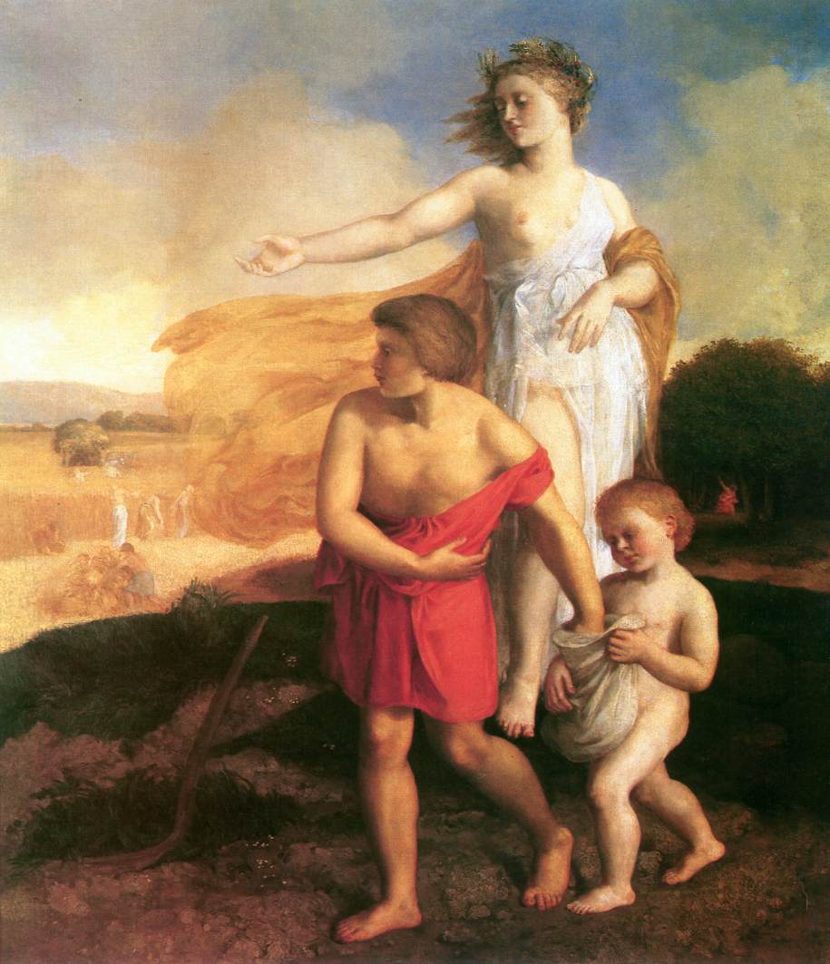 Ceres et triptolemos