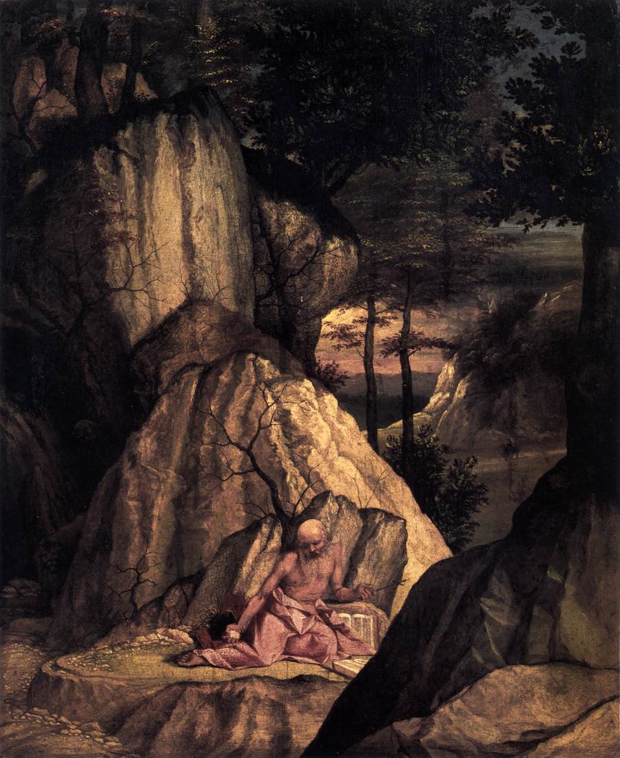 San Jerónimo in der Wüste