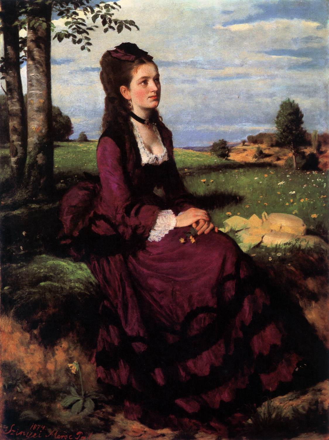 Dama en Violeta