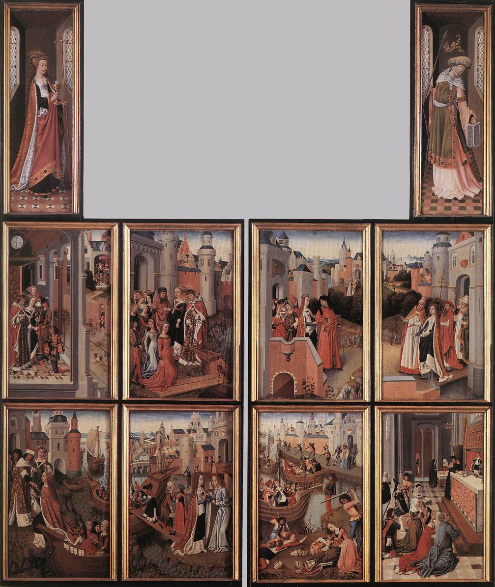 Lenda de Santa Úrsula, A Igreja e A Sinagoga