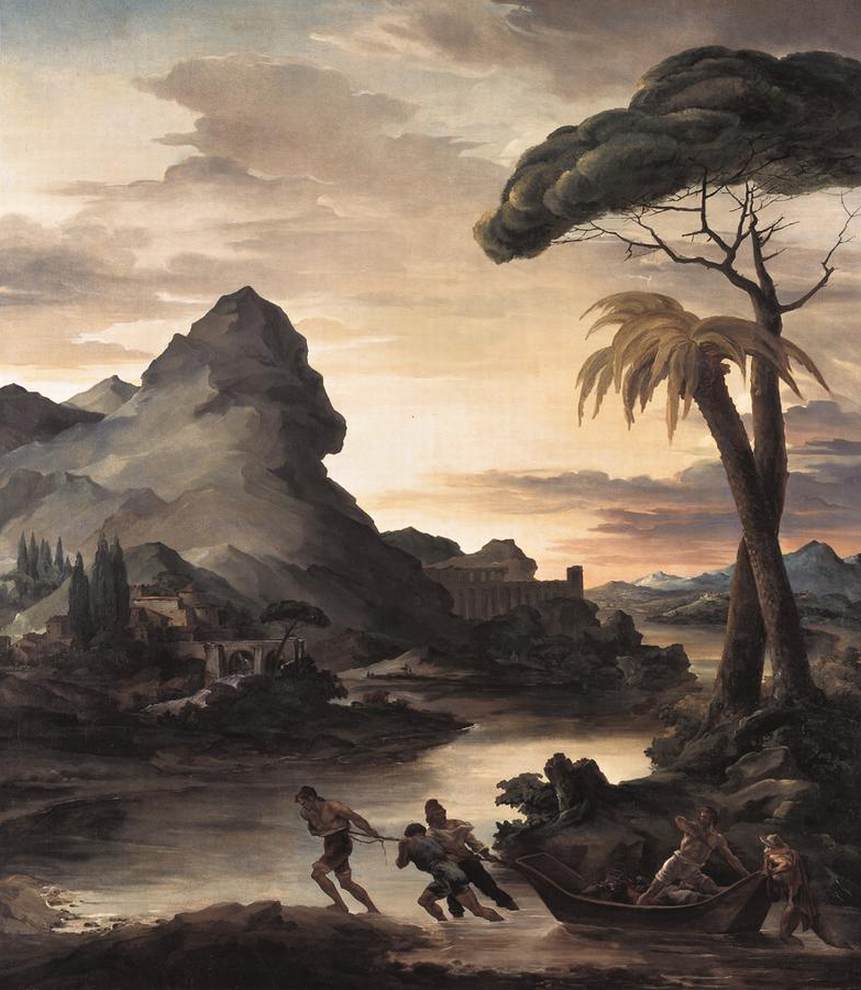 Paesaggio eroico con pescatori