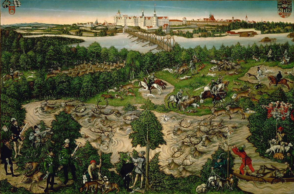 Valhjortjakt Johann Friedrich