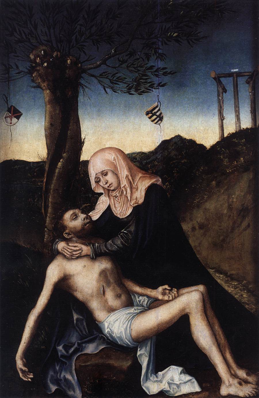 Pietà sotto la croce