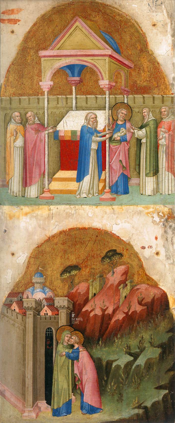 Retábulo da Virgem Maria (painel da extrema esquerda)