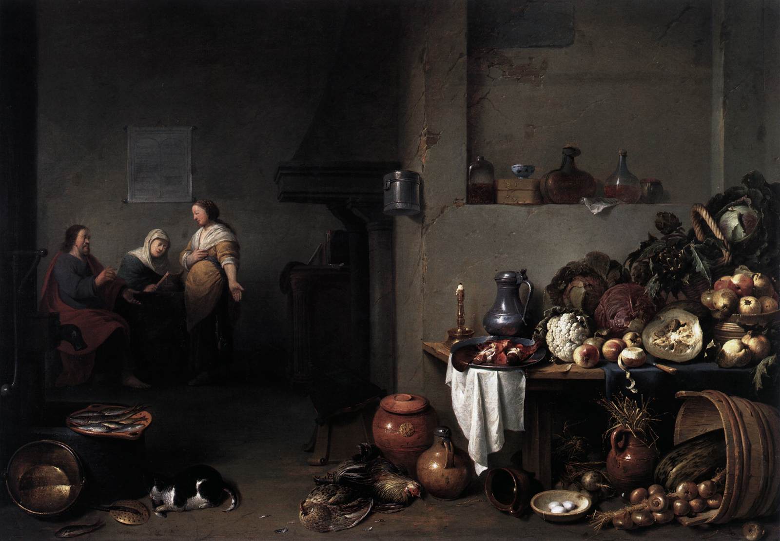 マリアとマルタの家のキリスト