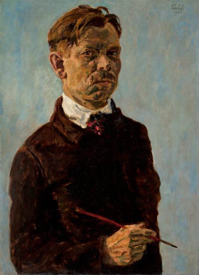 Self -Portrait s štětcem