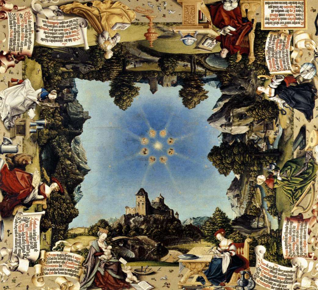 Mesa Pintada para Erasmus Stedelin