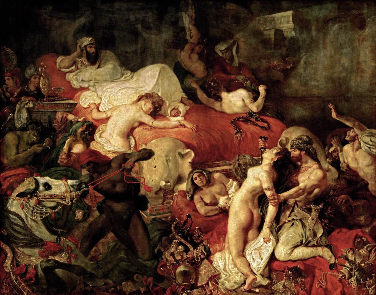 De dood van Sardanapalus
