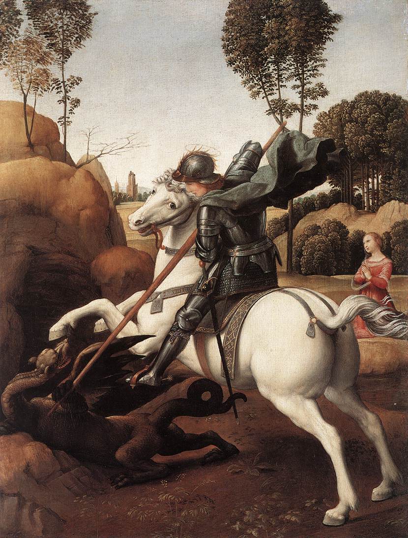 San Jorge et le dragon