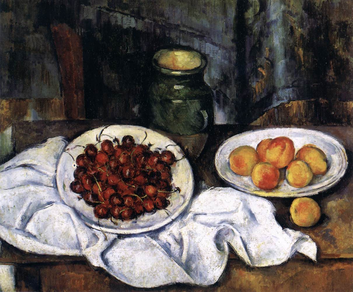 Cherries et pêches