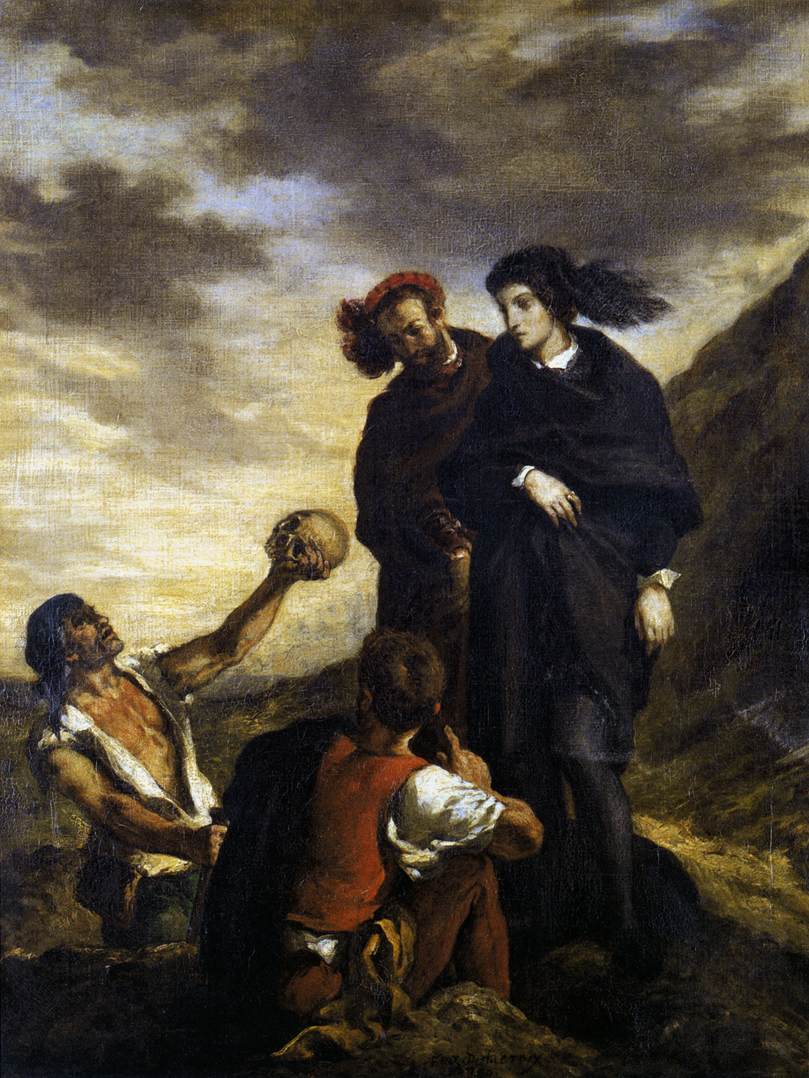 Hamlet en Horath op de begraafplaats
