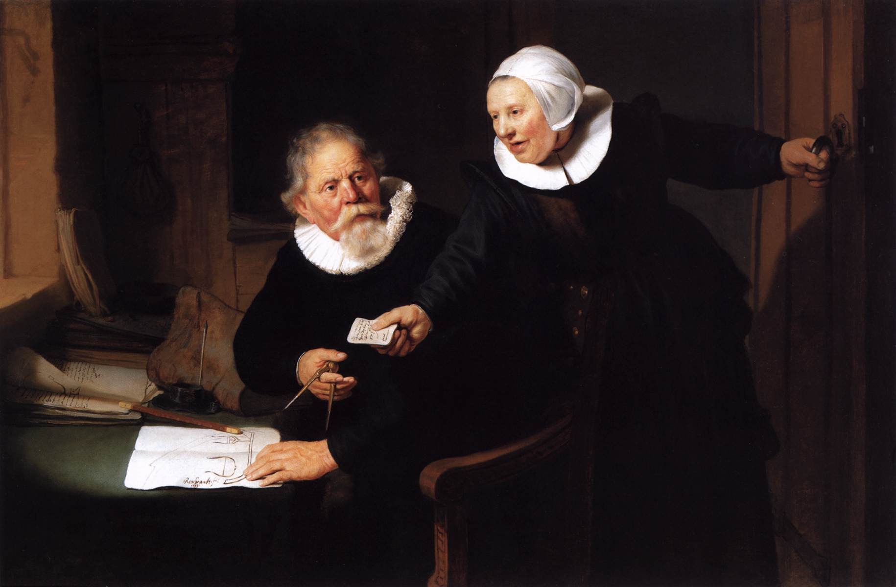 Jan Rijcksen und seine Frau Griet Jans