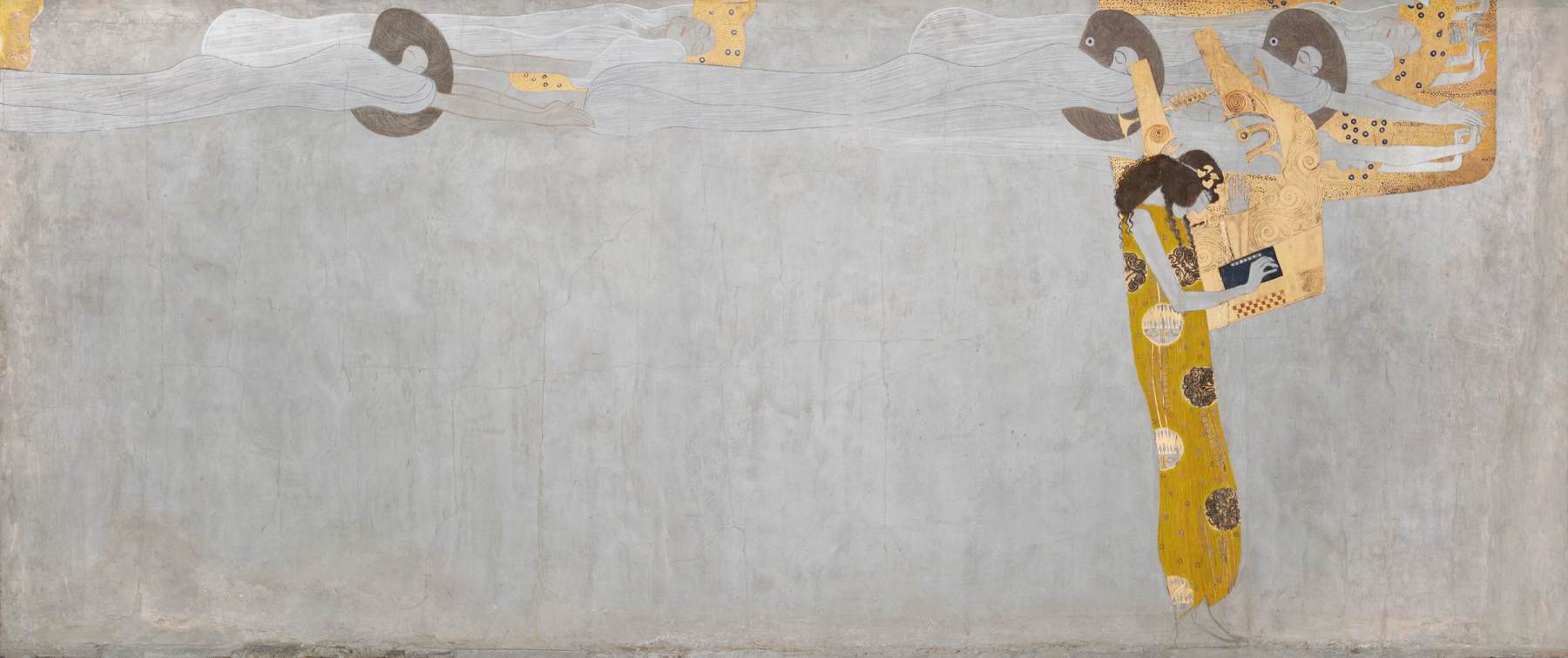 Beethoven Frieze: Pravá zeď (část 1)