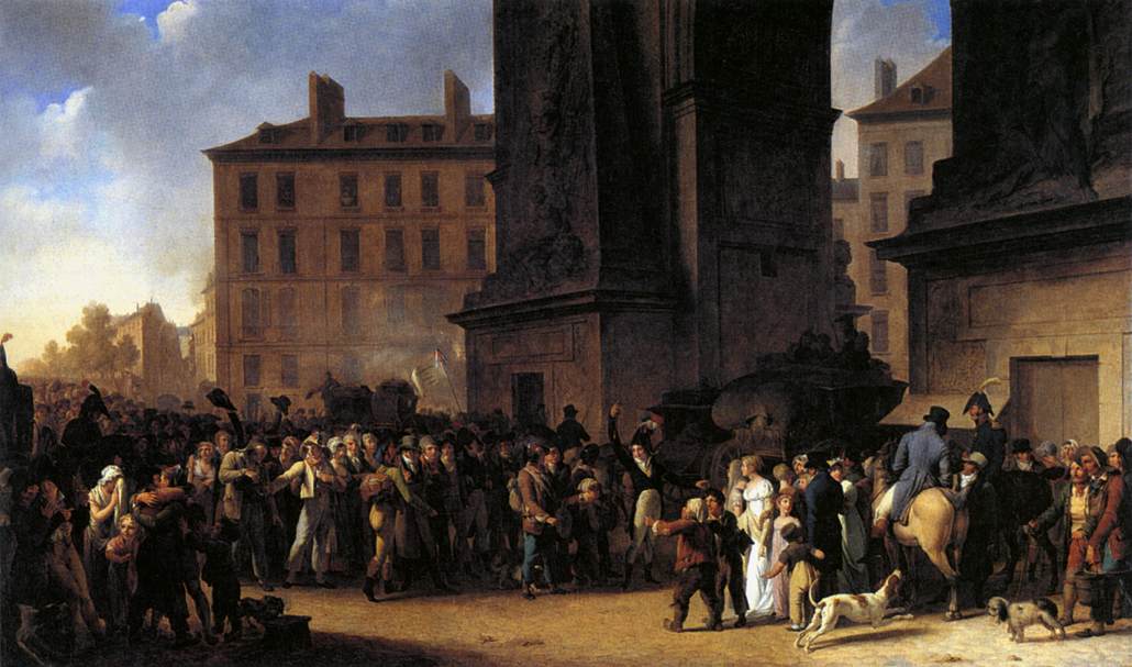 Aussteigen aus Rekruten im Jahr 1807
