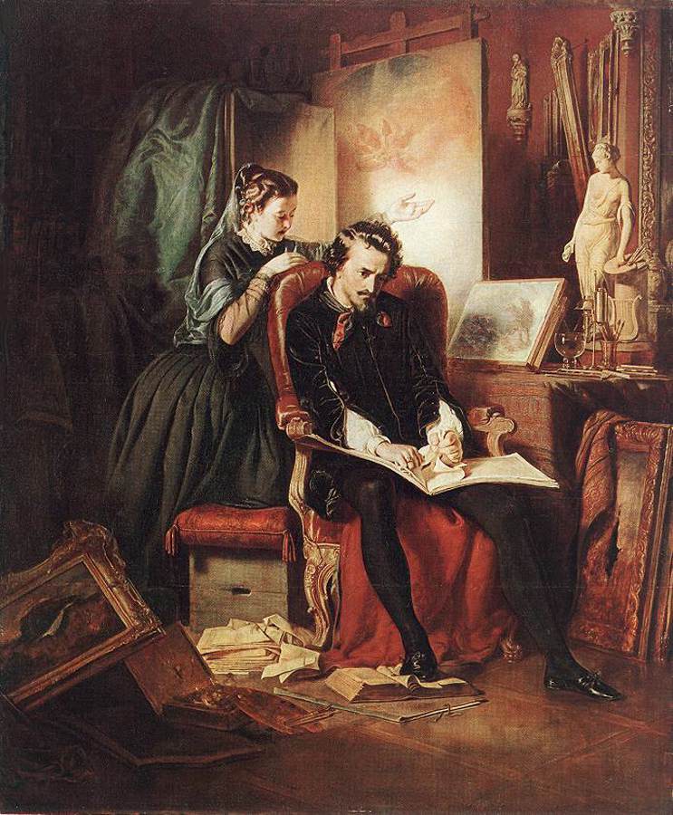 The Dissatisfied Painter (Crisis in the Life of a Painter)