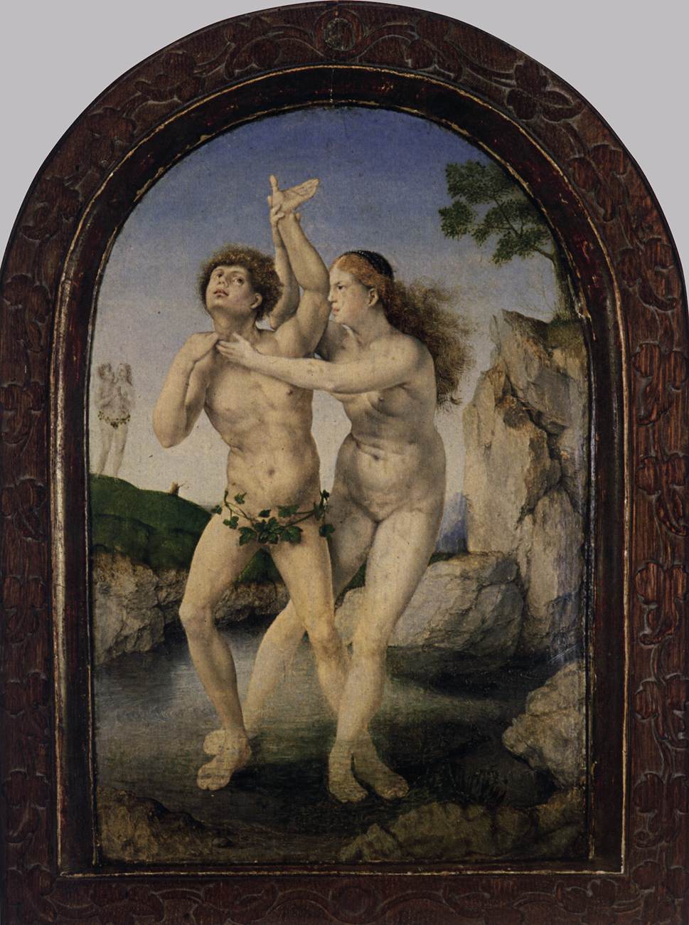 Hermafrodito y Salmacis