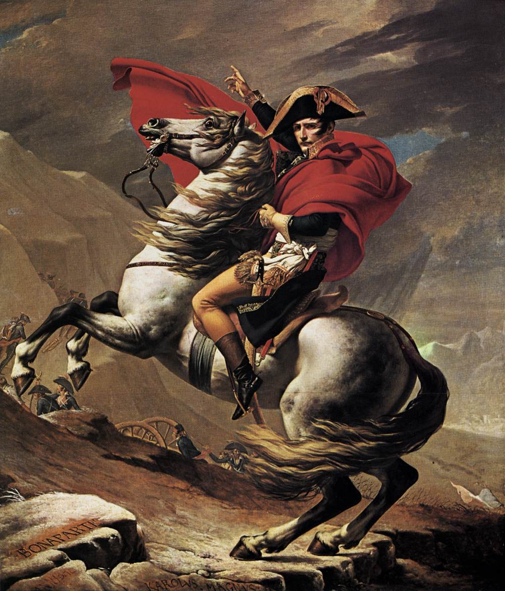 Napoleon în Paso de San Bernardo