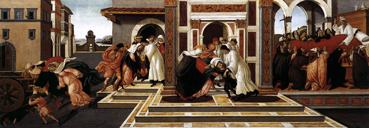 Dernier miracle et la mort de San Zenobio