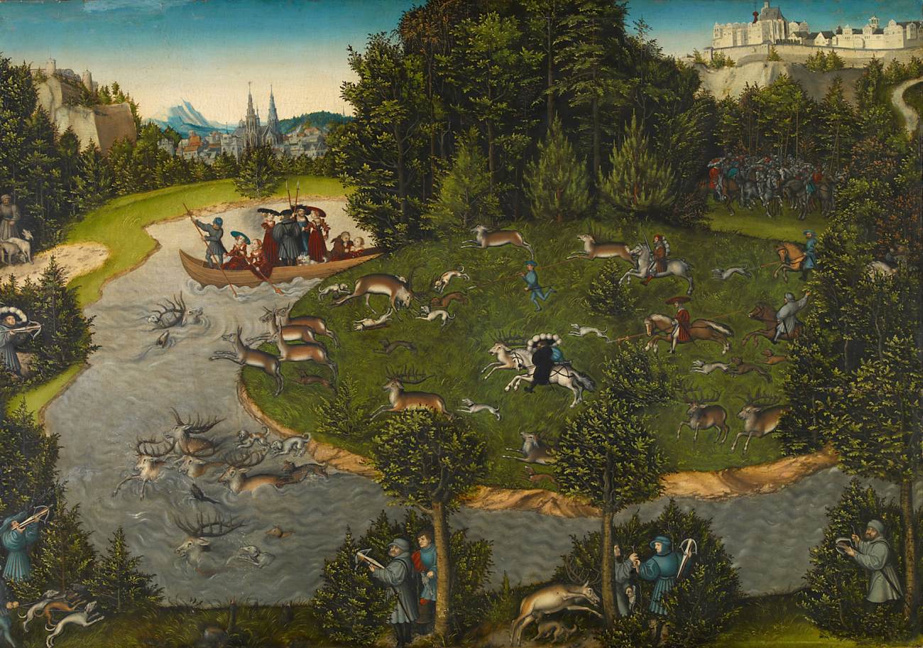 Jakt på väljare hjortar Friedrich de kloka