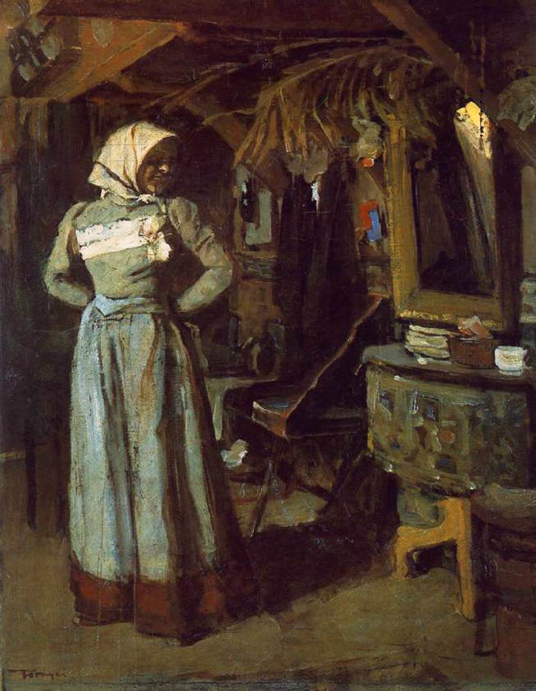 Young Woman in The Workshop
