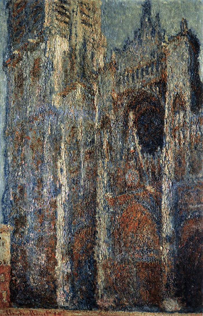 Catedrala Rouen, noapte