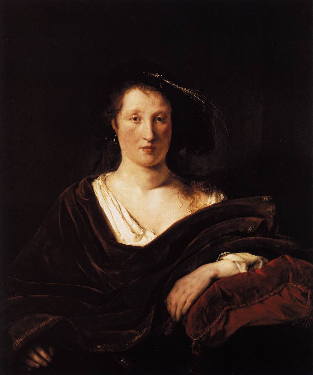 Ung kvinde i et imaginært kostume