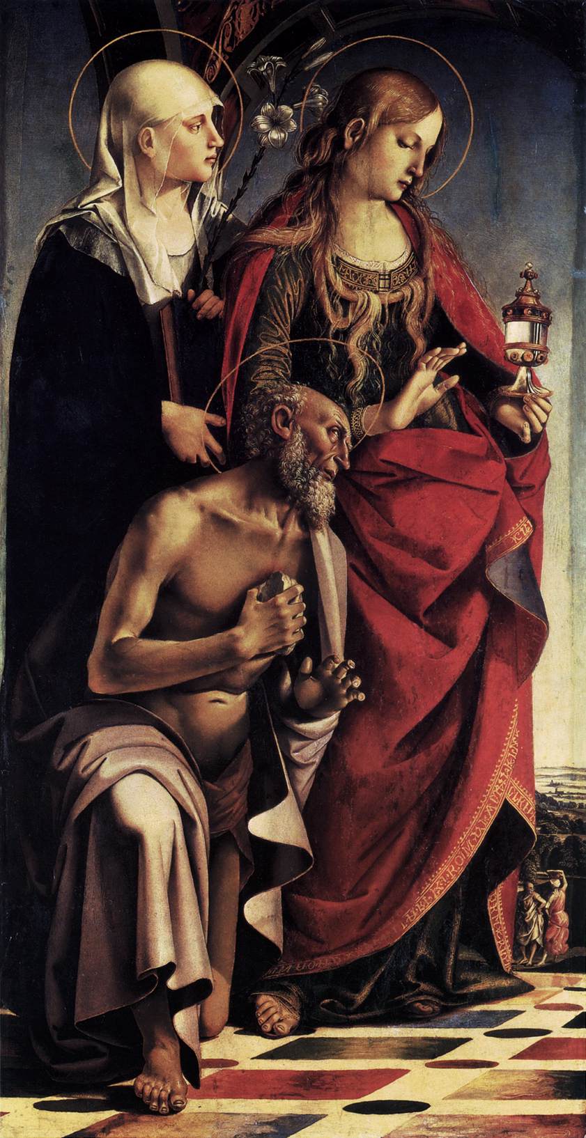 San Agustín (sol kanat) sunakları