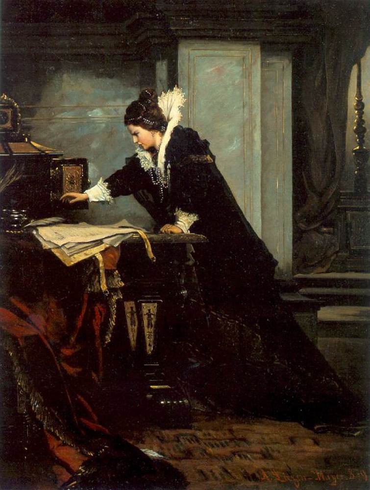 Regina Elisabeta semnează condamnarea până la moarte la María Stuart