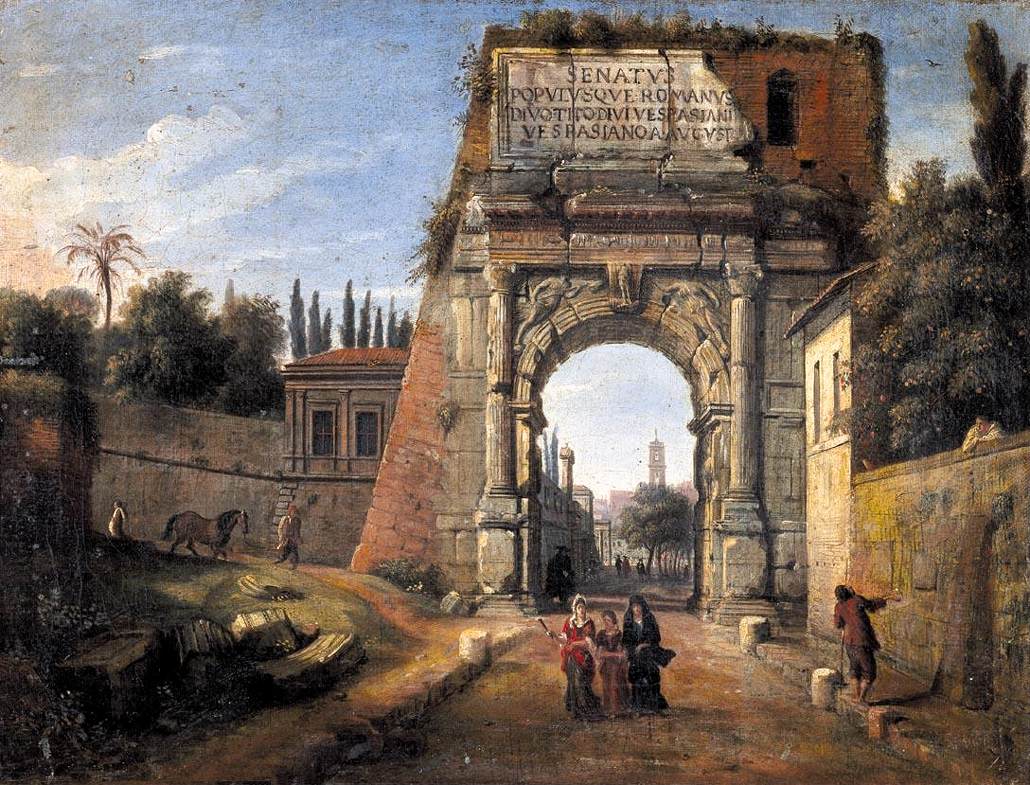 Roma: vista dell'arco di Tito