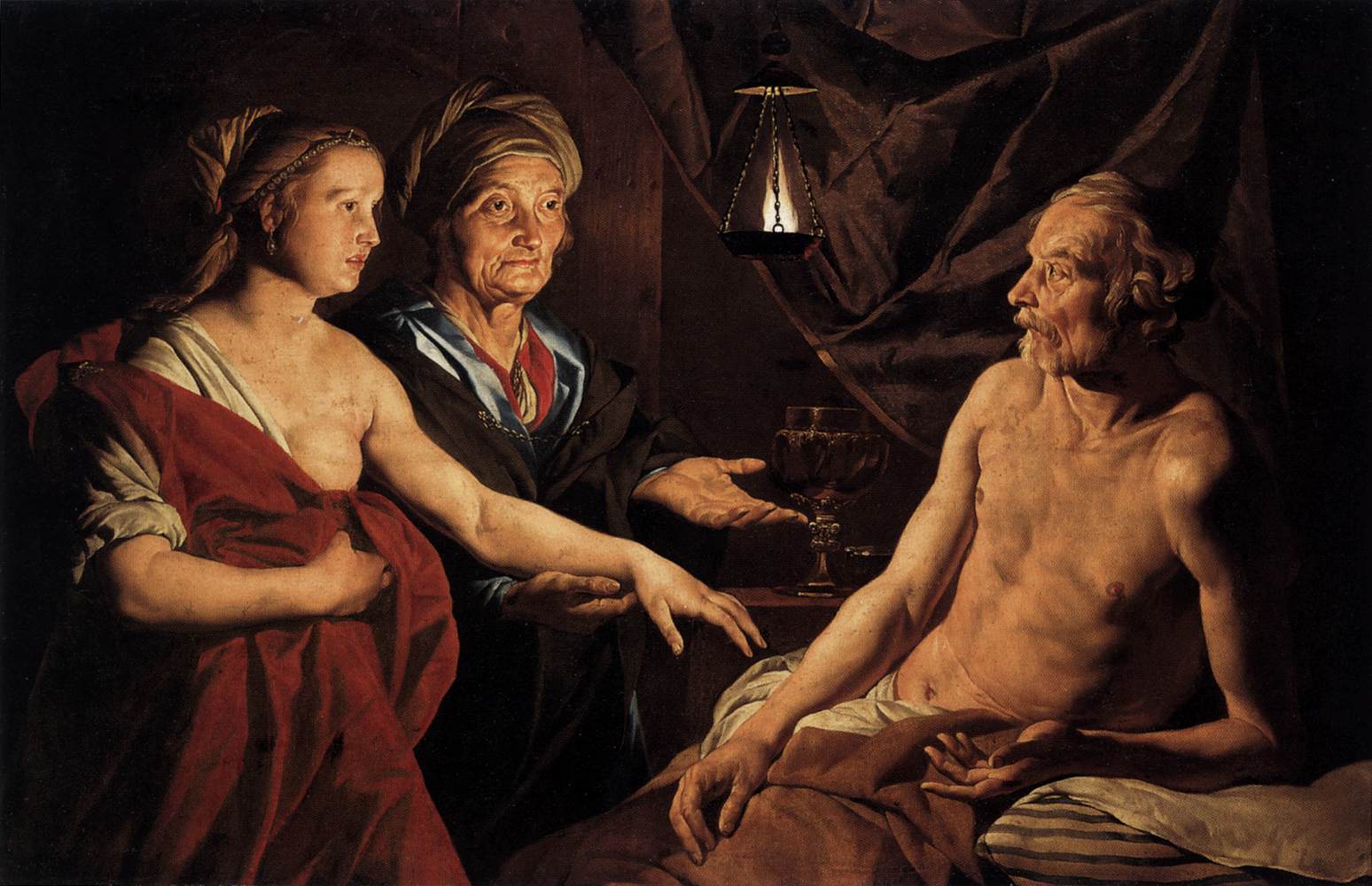 Sarah Leads Hagar to Abraham