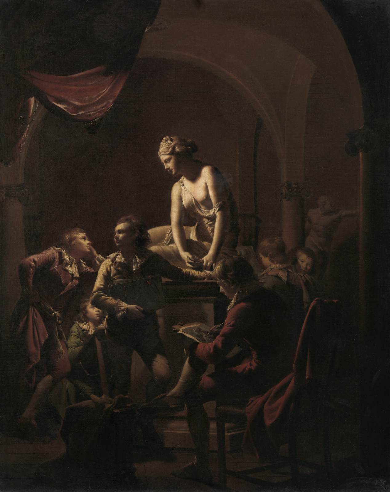 Akademie pod světlem lampy