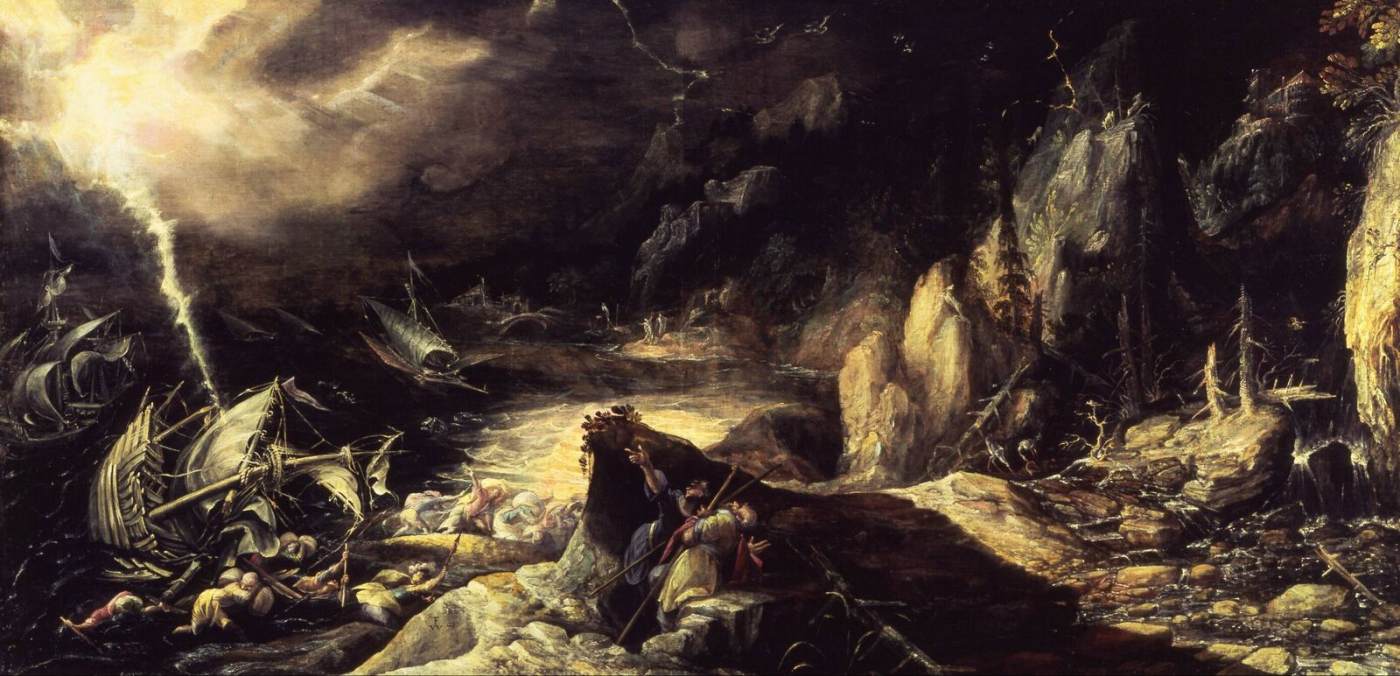 Krajina s vrakem aeneas