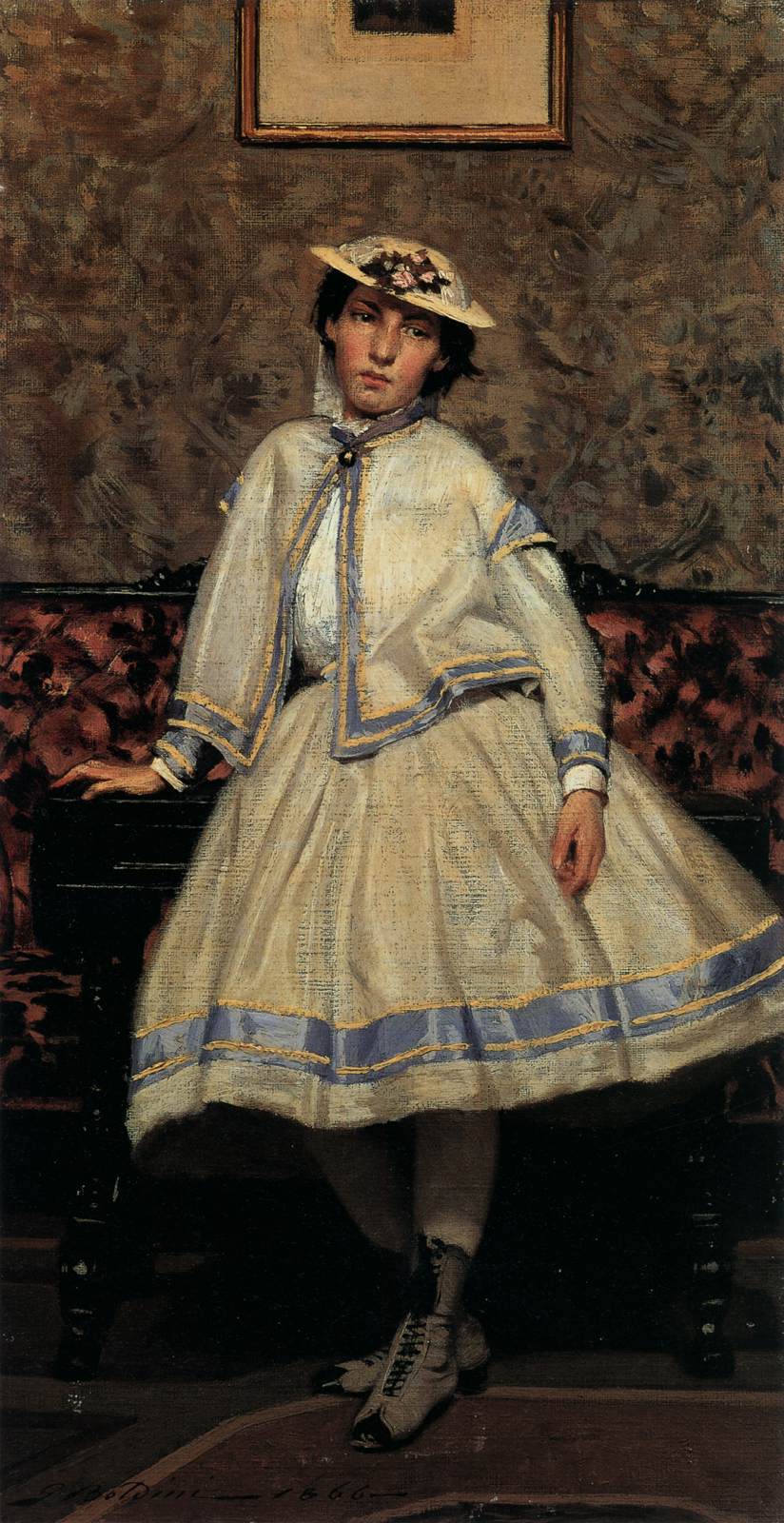 Banti alaide z białą sukienką