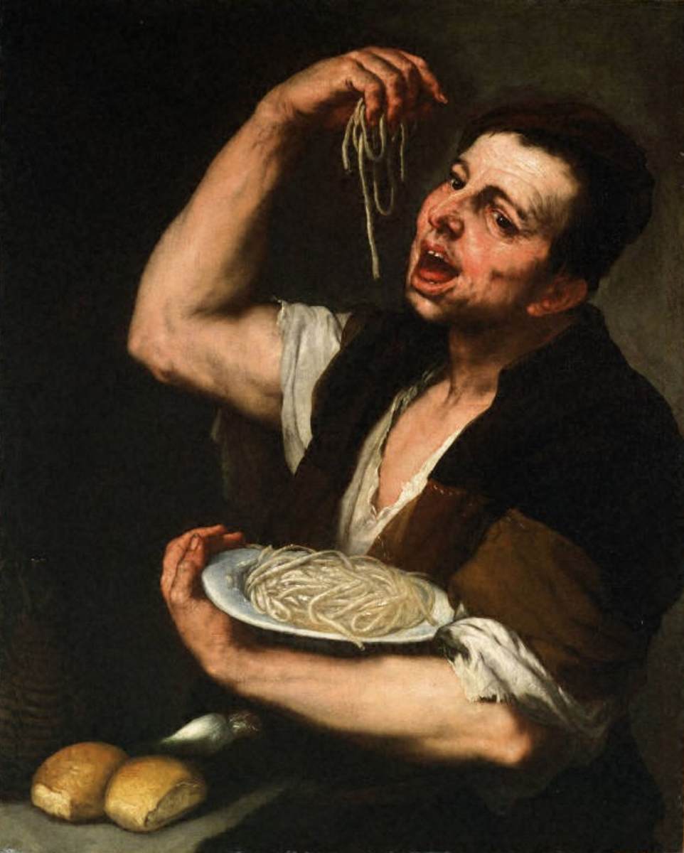 Pasta Esszimmer: Geschmack Allegorie