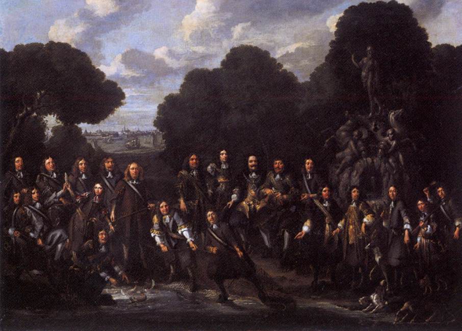 Allegoria della fioritura della pesca olandese